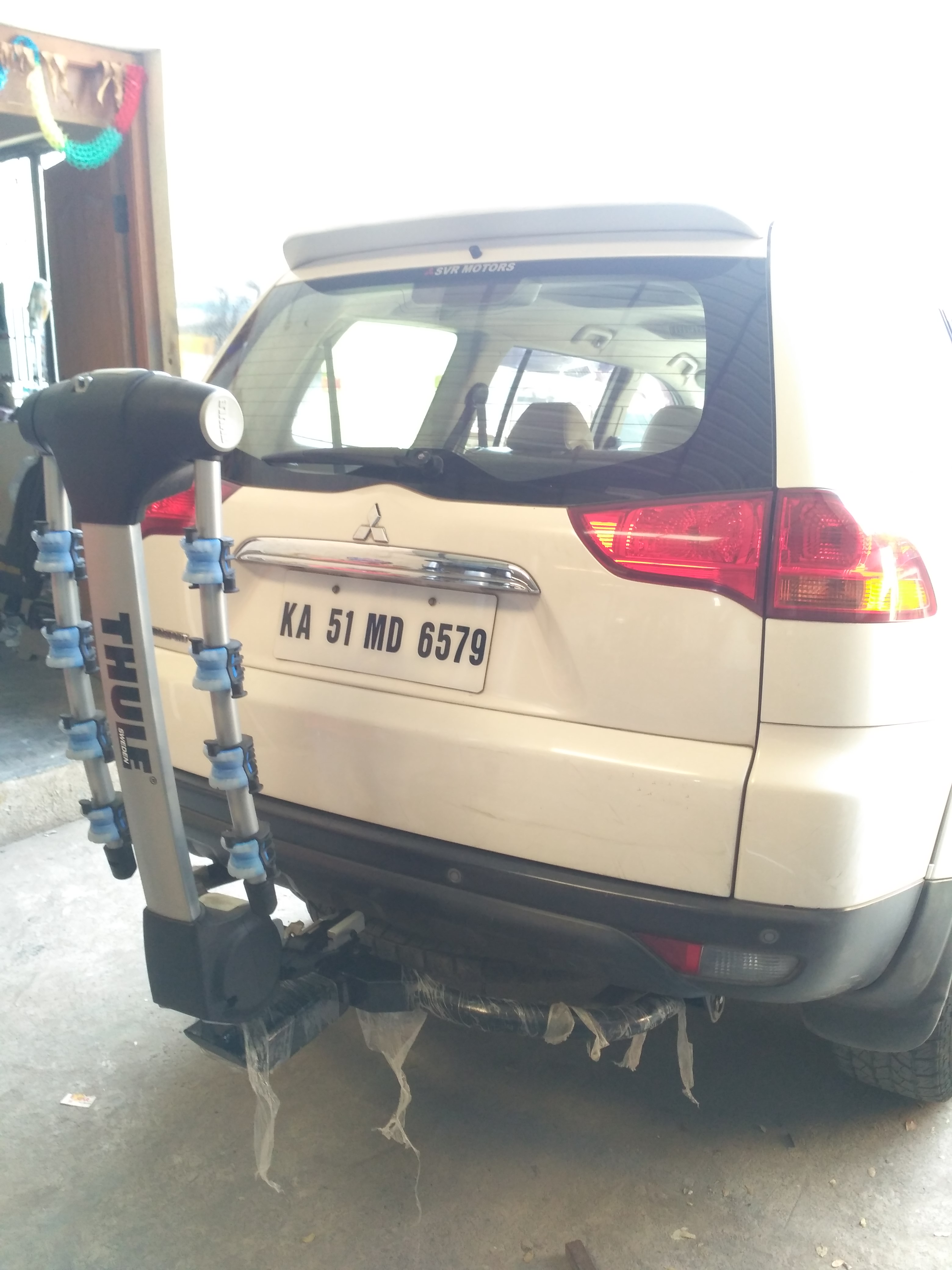 pajero bike rack